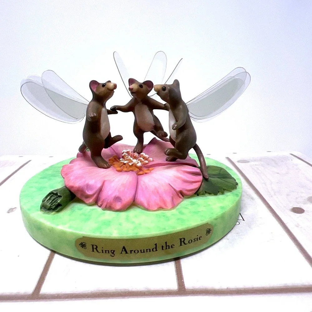 Ring Around The Rosie Artist Laura Von Stetina 3 Mice Playing Greenwich Workshop